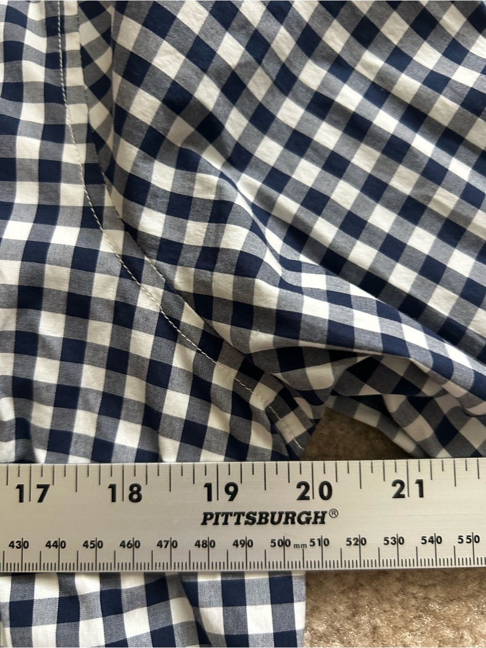 Vineyard Vines Classic Gingham Long Sleeve Button Down Shirt - Picture 8 of 9